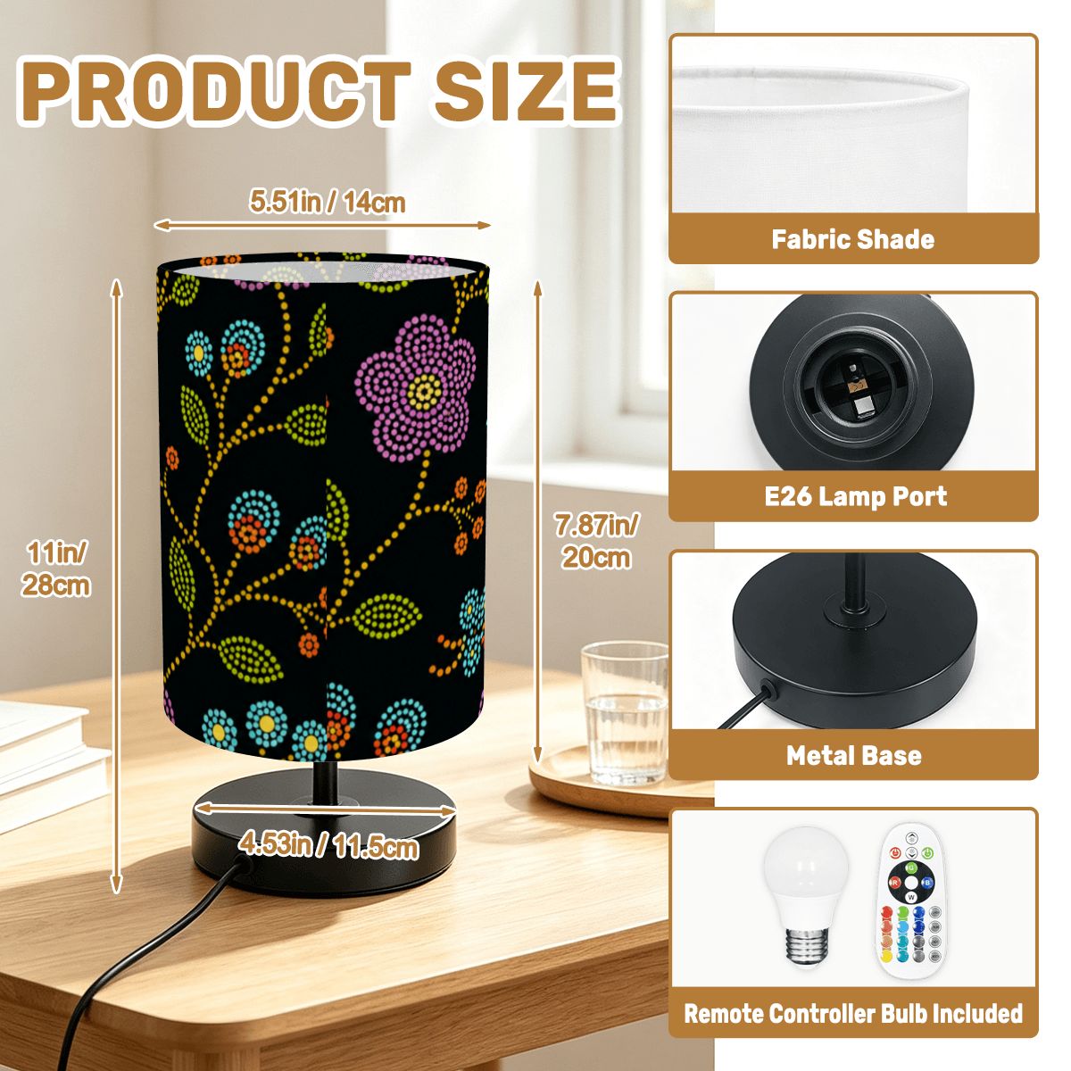 Prairie Bloom Ambient Table Lamp