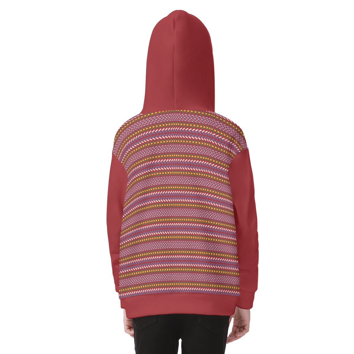 Métis Sash Print Fleece Zip Hoodie