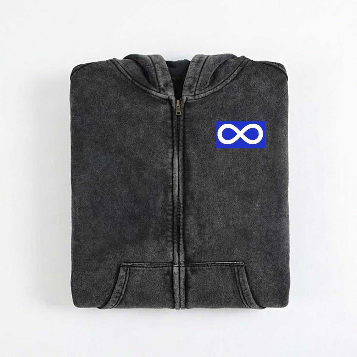 Infinity Vintage Wash Zip Hoodie