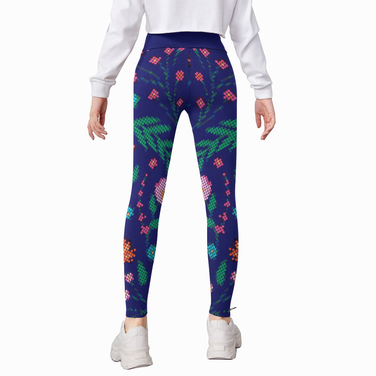 Métis Digital Dotted Floral Leggings