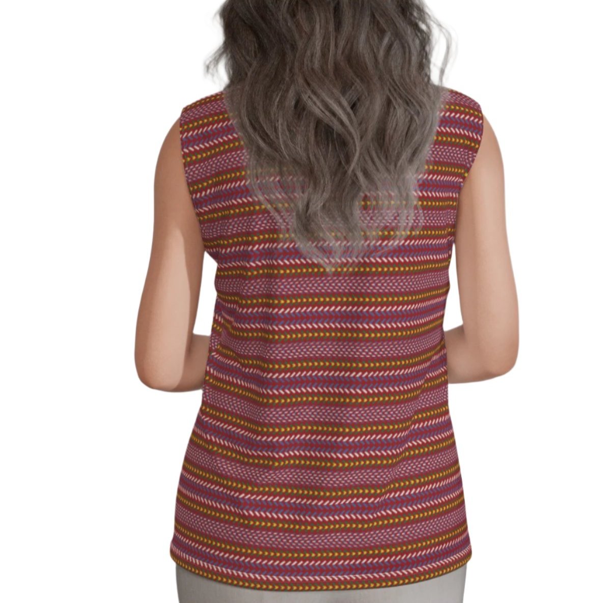 Women's Métis Sash Sleeveless Polo