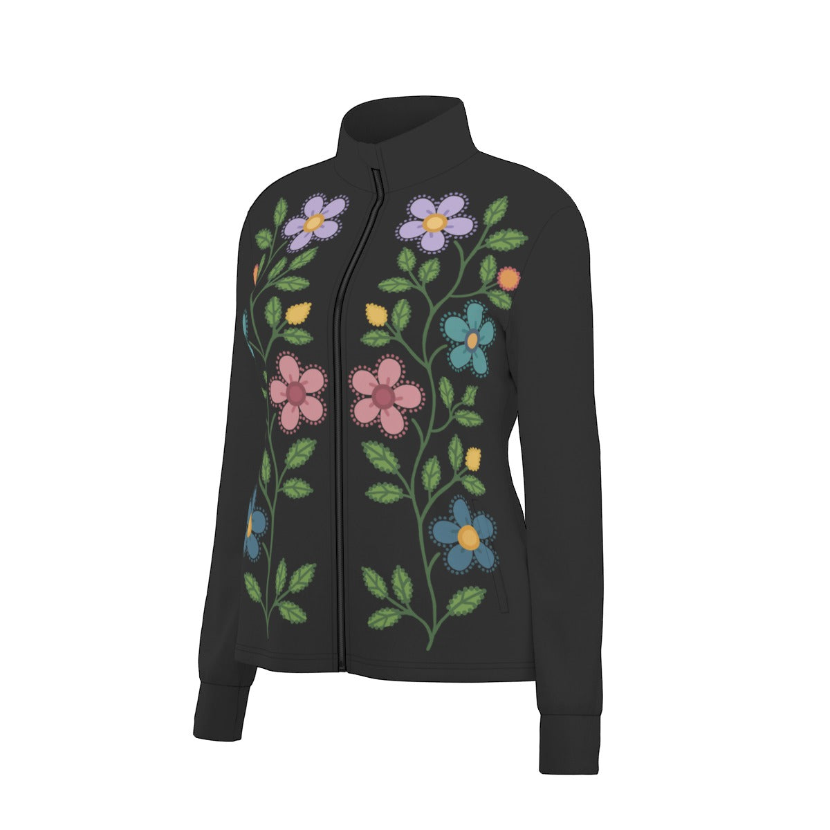 Métis Dotted  Floral Thumbhole Light Jacket