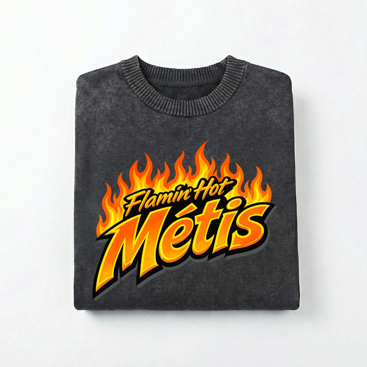 Flamin' Hot Métis Vintage Crewneck
