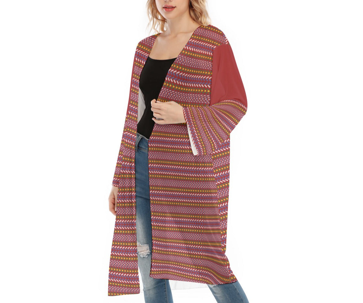 Métis Sash Mesh Cardigan