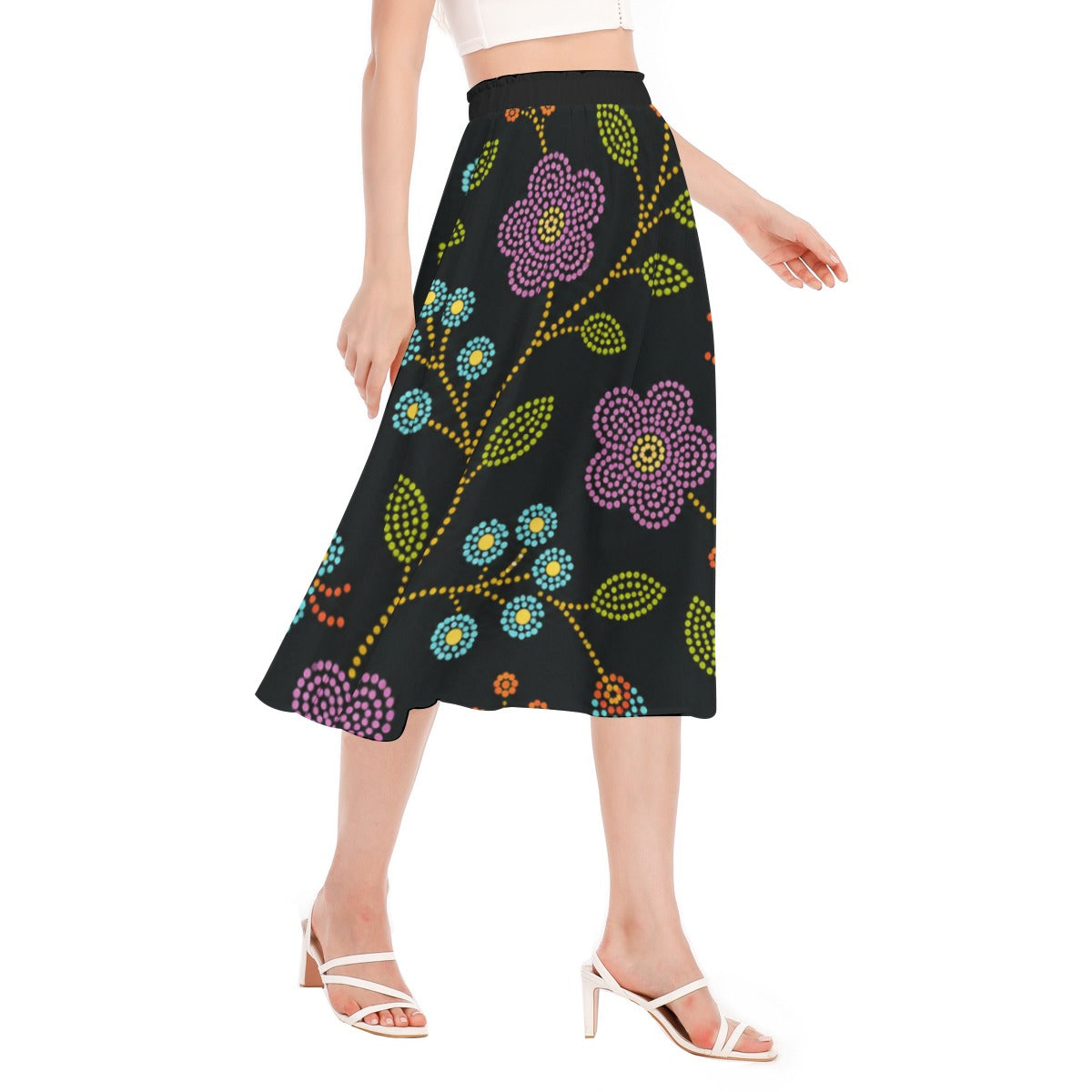 Prairie Bloom Chiffon Skirt