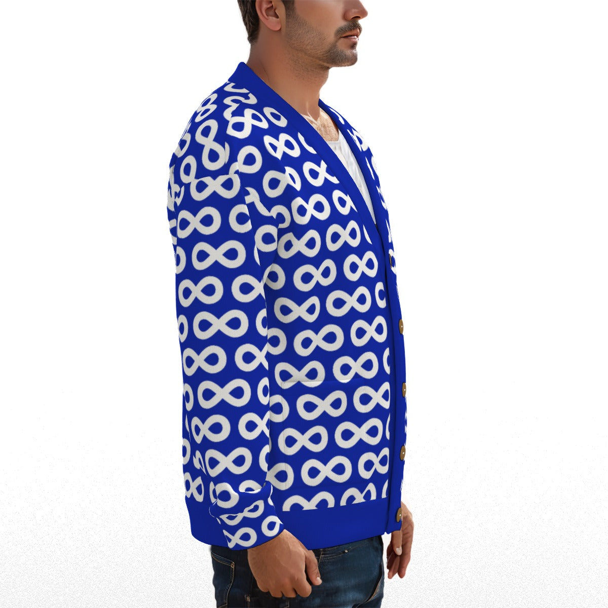 Unisex Métis Infinity Fleece Cardigan