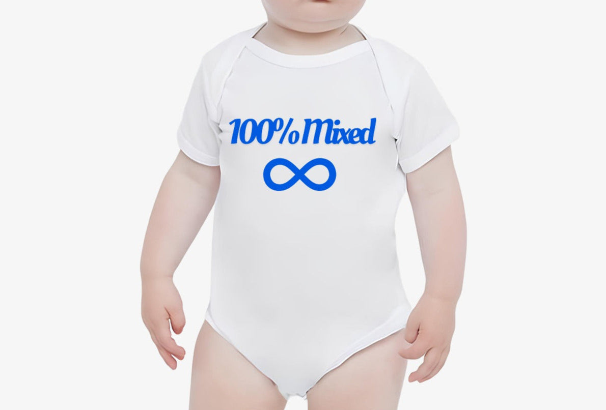 100% Mixed Métis Cotton Baby Onesie