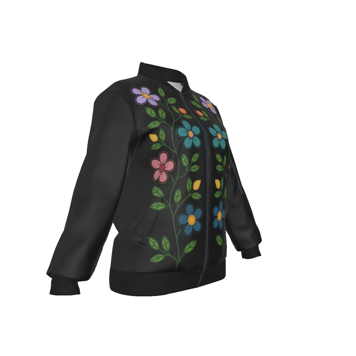 Métis Dotted Floral Lightweight Jacket