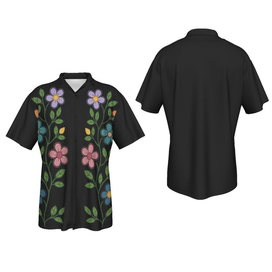 Métis Dotted Floral Hawaiian Shirt