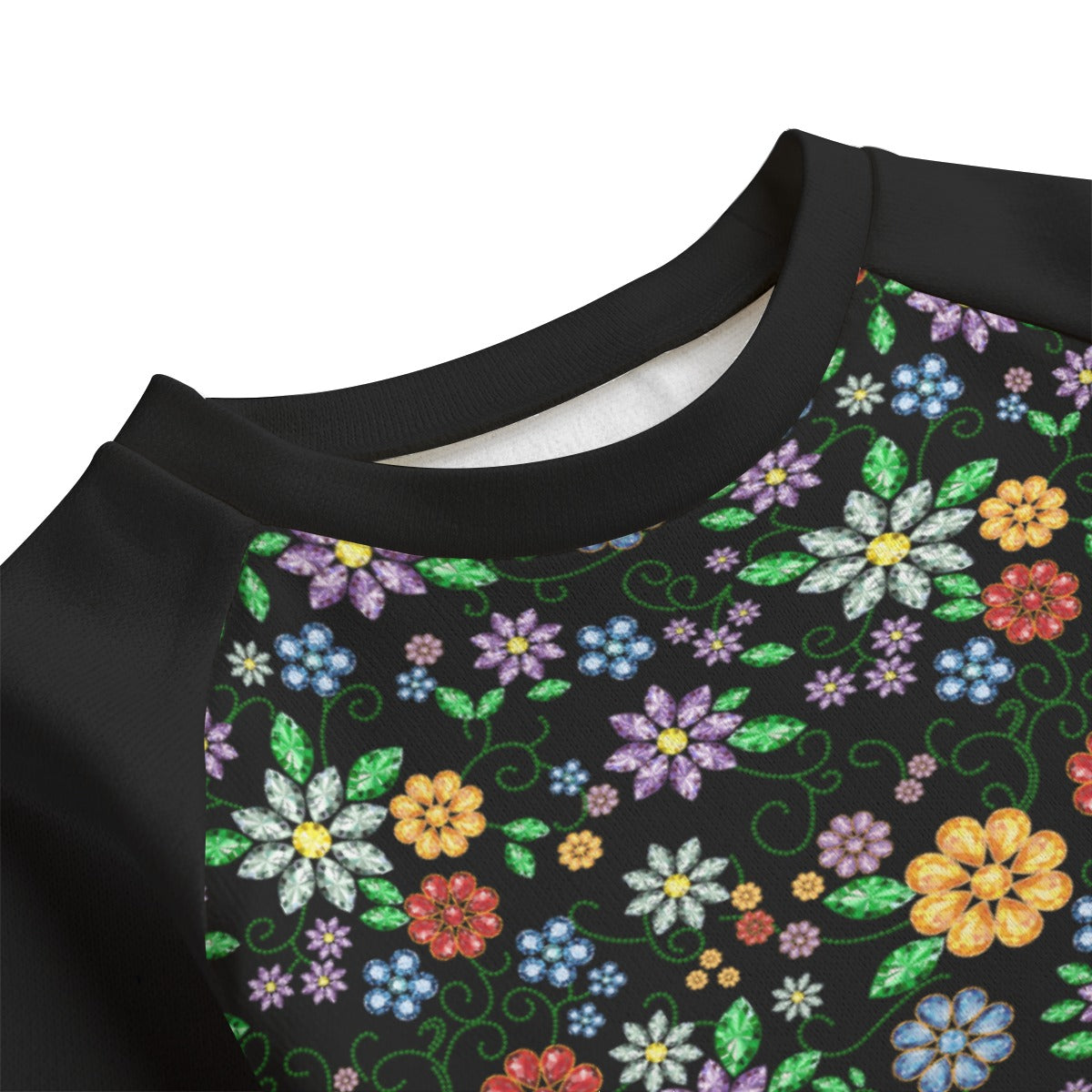 Métis Inspired Floral Beaded Fleece Set