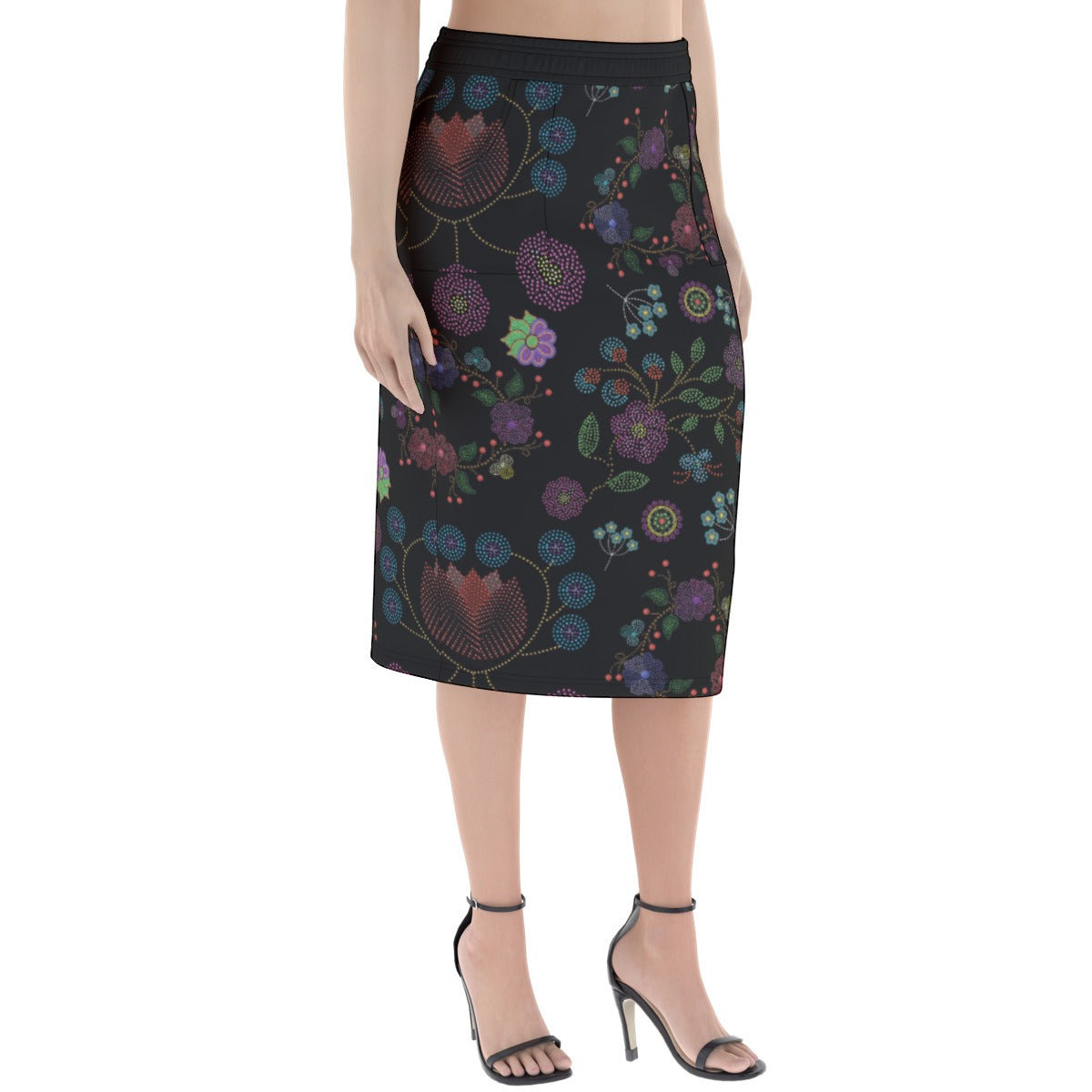 Women's Métis Floral Dotted Hip Skirt