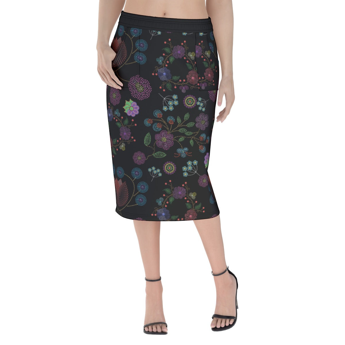 Women's Métis Floral Dotted Hip Skirt