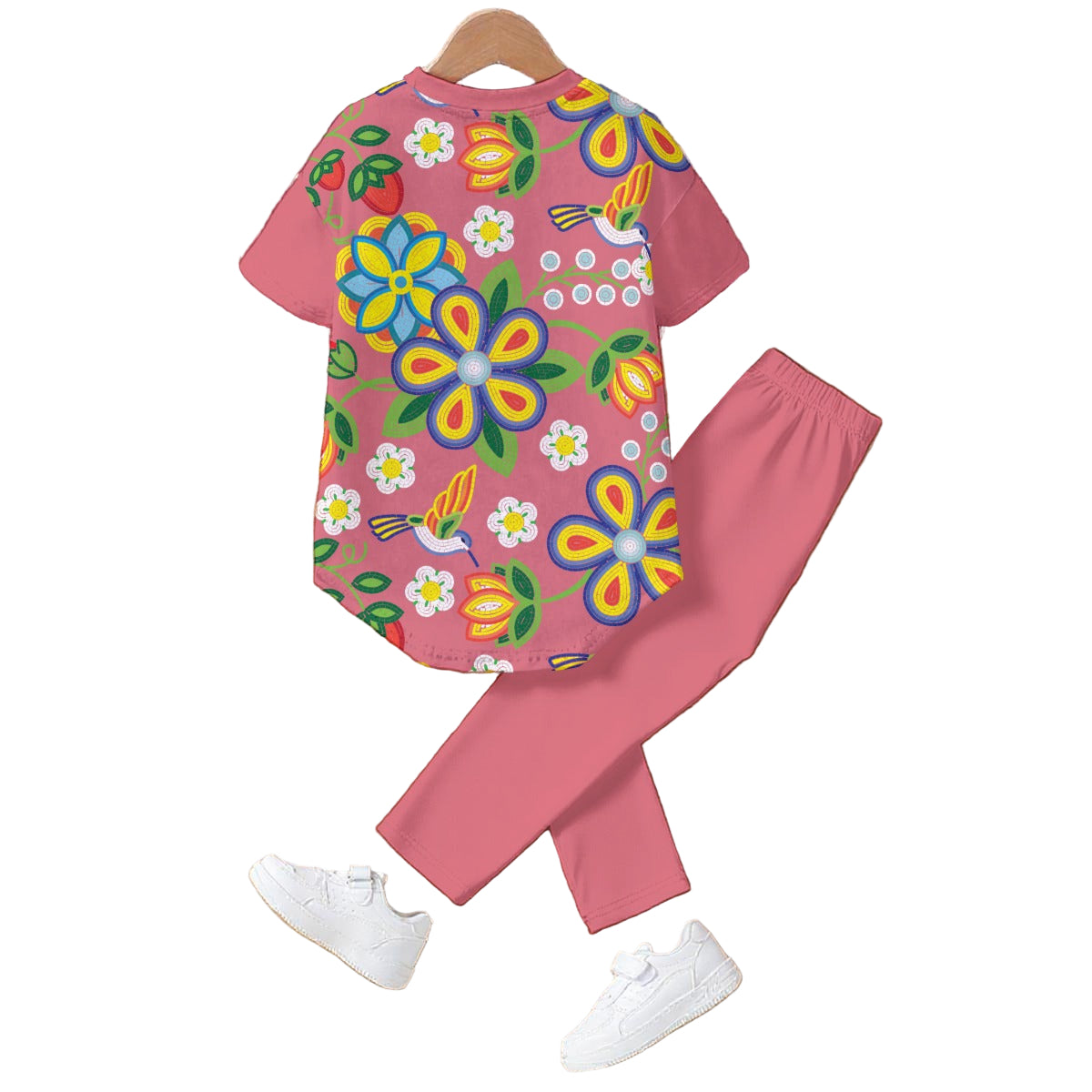 Métis Floral Beaded Set