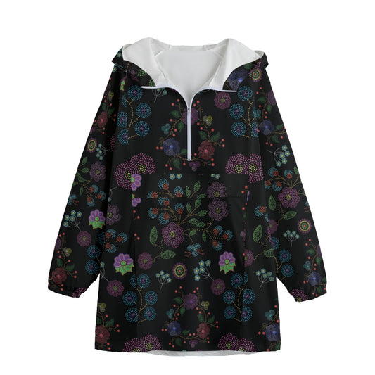 Unisex Métis Floral Dotted Windbreaker