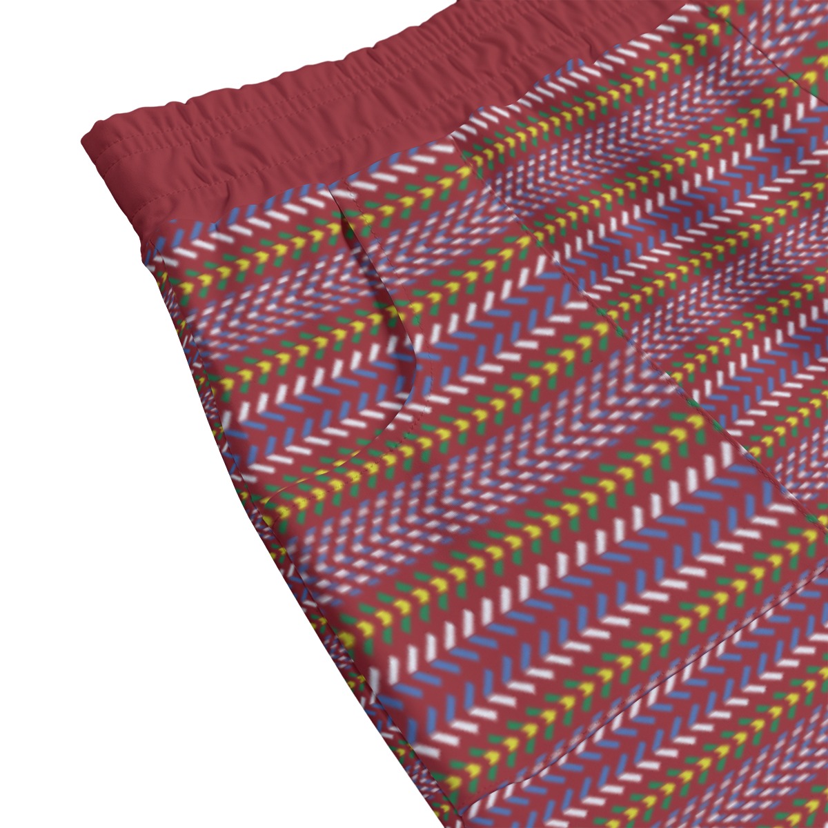 Métis Sash Print Pencil Skirt