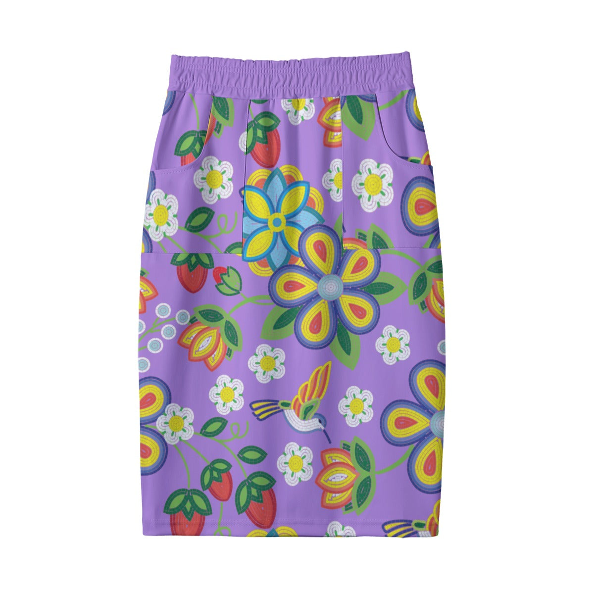 Lavender Meadow Pencil Skirt