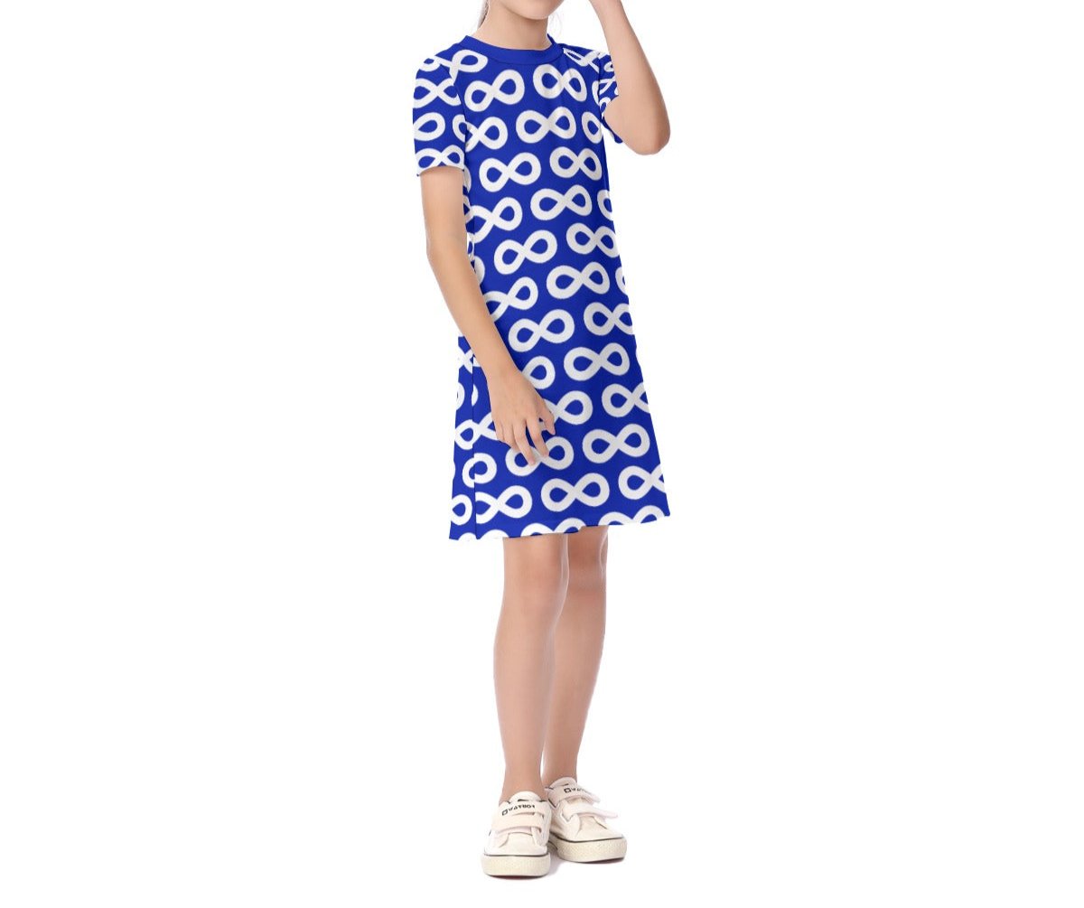 Children's Métis Infinity Short Sleeve Dress