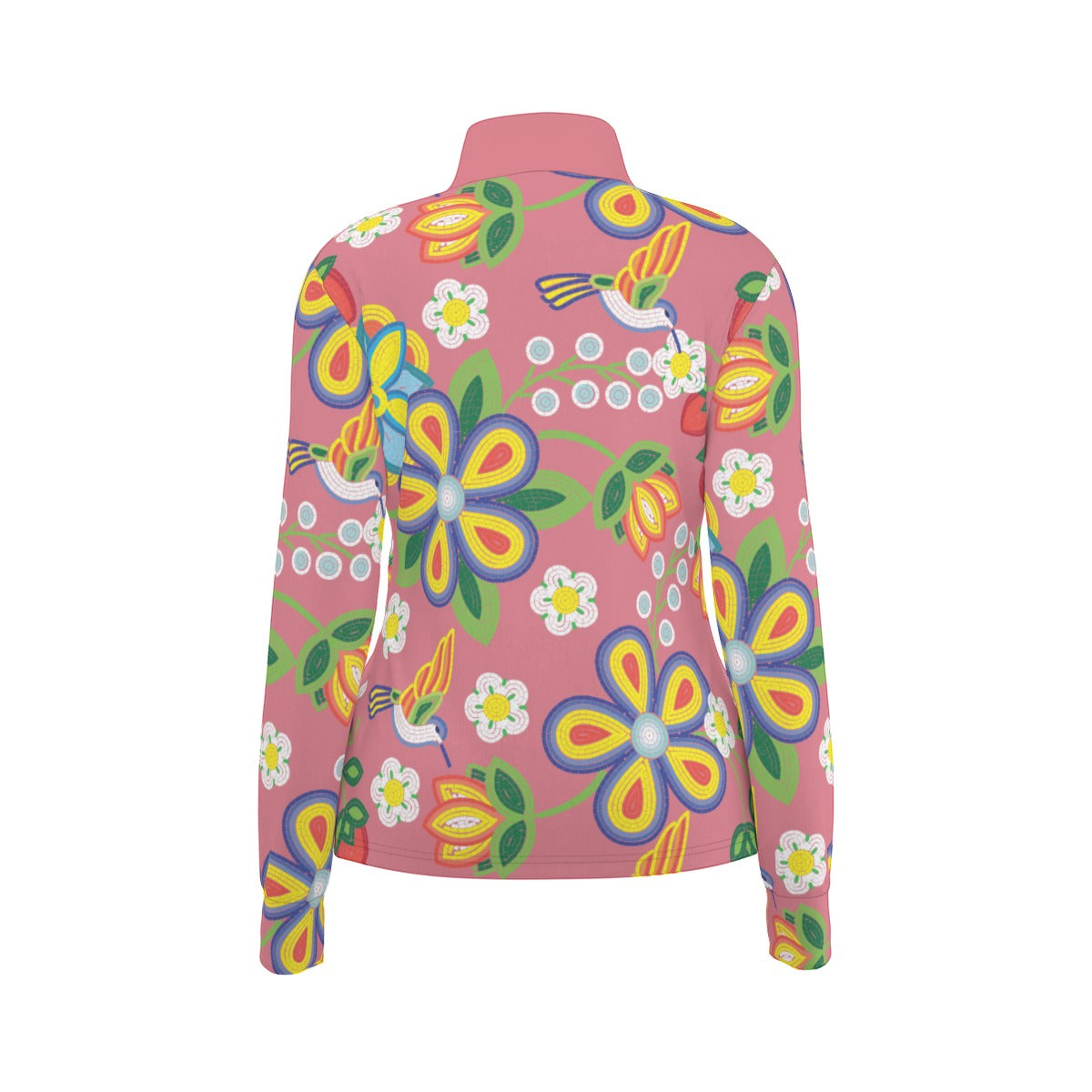 Métis Floral Beaded Thumbhole Light Jacket