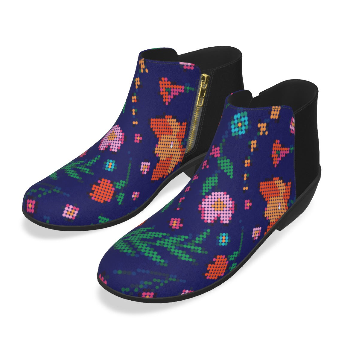 Women's Métis Digital Dotted Floral Ankle Boot