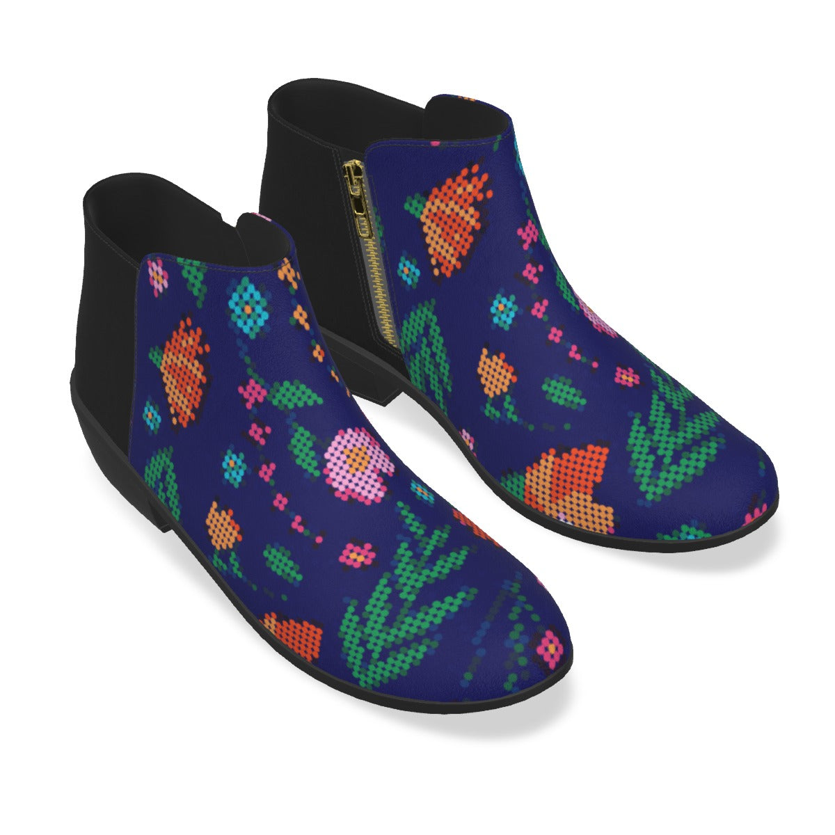 Women's Métis Digital Dotted Floral Ankle Boot