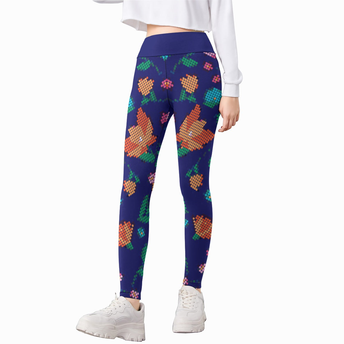 Métis Digital Dotted Floral Leggings