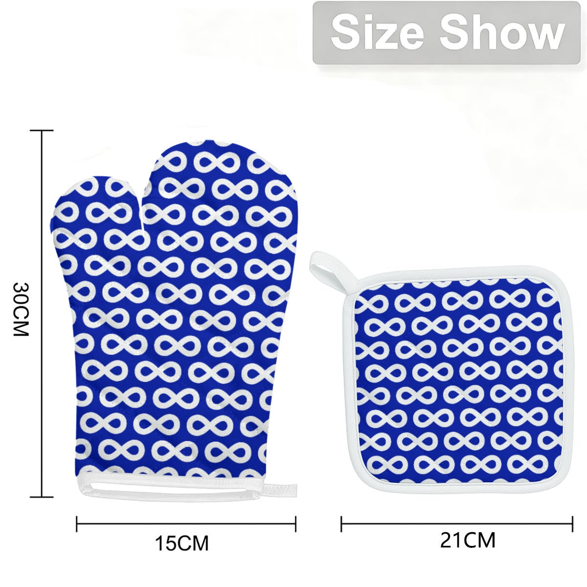 Métis Infinity Oven Mitt & Pot Holder Set