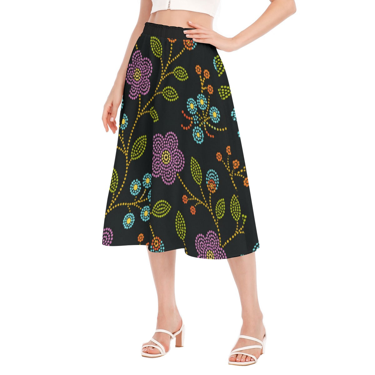 Prairie Bloom Chiffon Skirt
