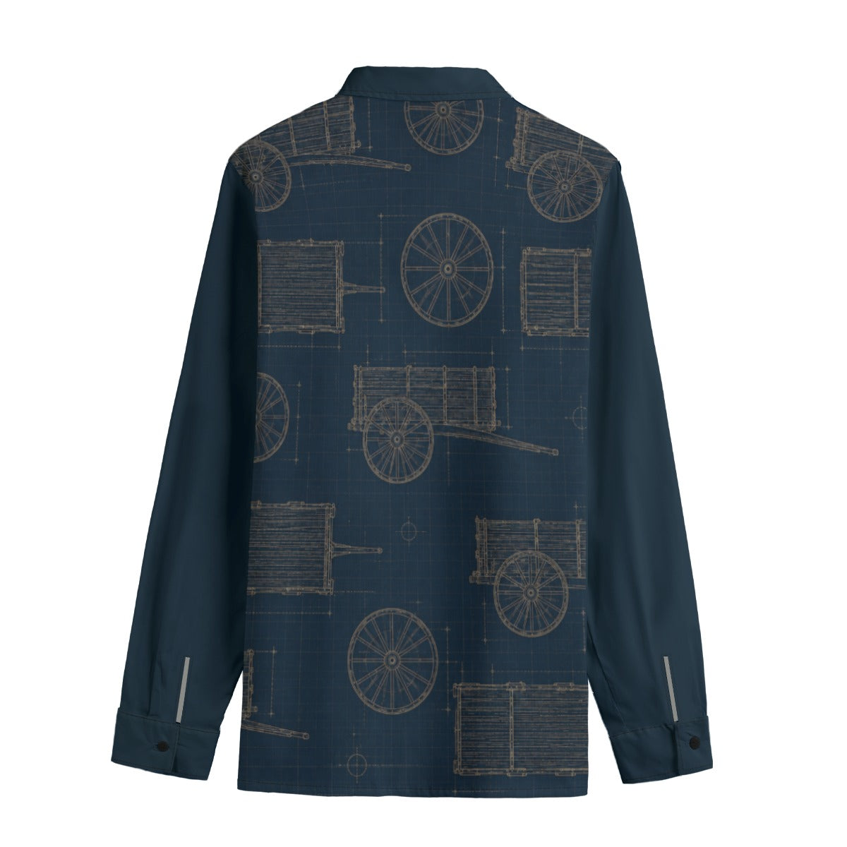 Red River Cart Blueprint Shirt