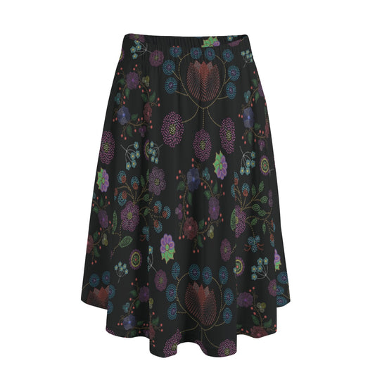 Women's Métis Floral Dotted Mid Skirt