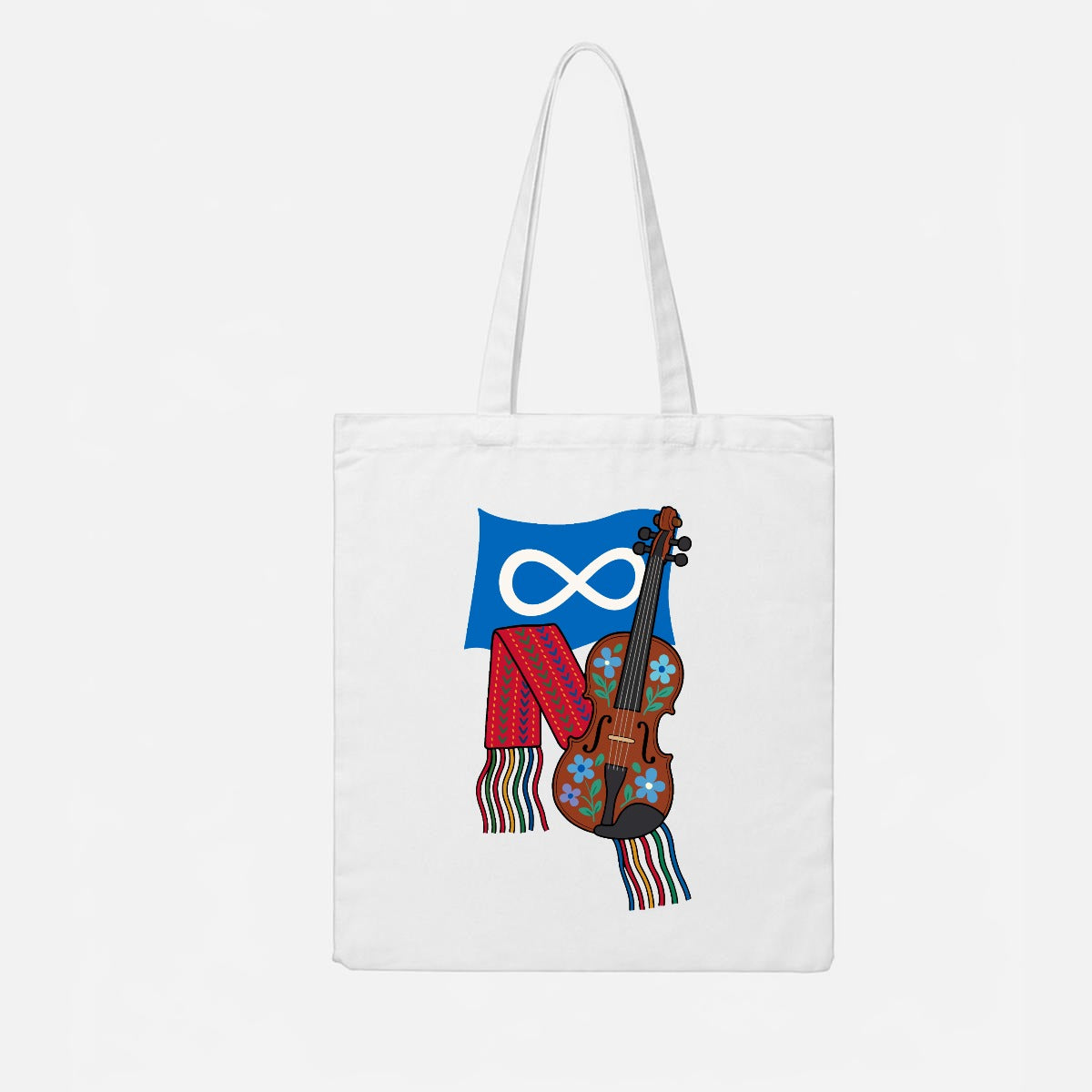 Métis Heritage Canvas Tote Bag