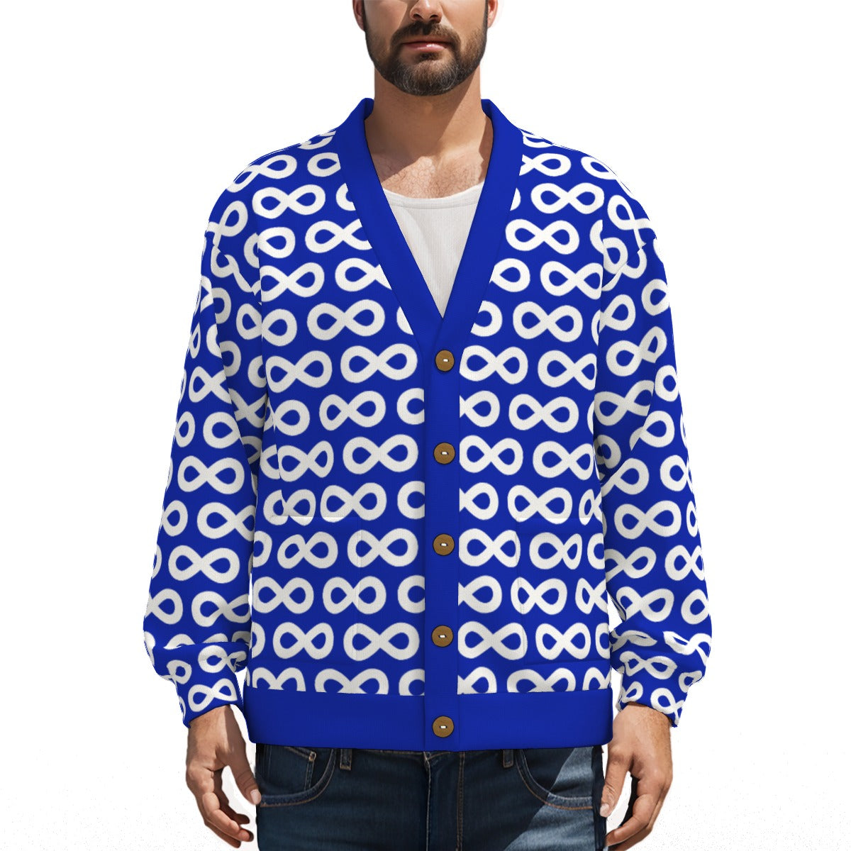 Unisex Métis Infinity Fleece Cardigan