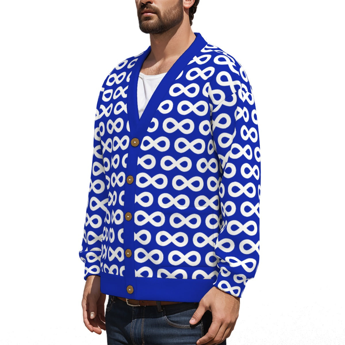 Unisex Métis Infinity Fleece Cardigan