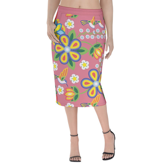 Women's Métis Floral Beaded Hip Skirt