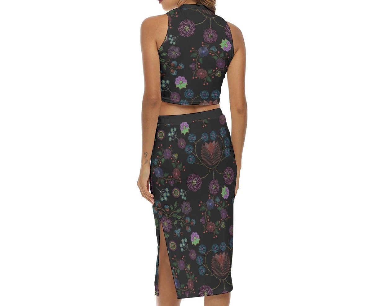 Women's Métis Floral Dotted Pencil Skirt Set