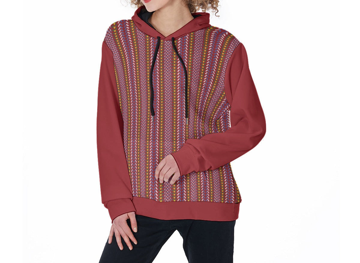 Métis Sash Print Fleece Hoodie