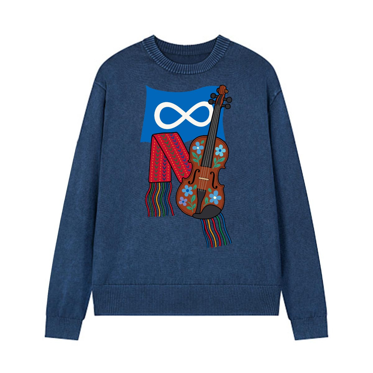 Métis Fiddle Vintage Crewneck
