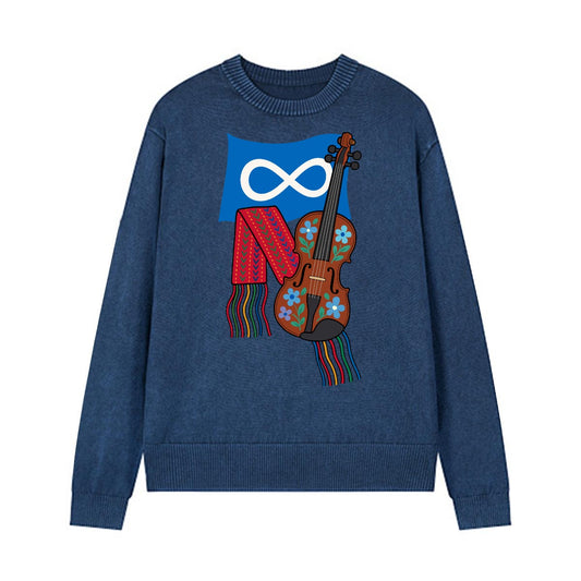Métis Fiddle Vintage Crewneck