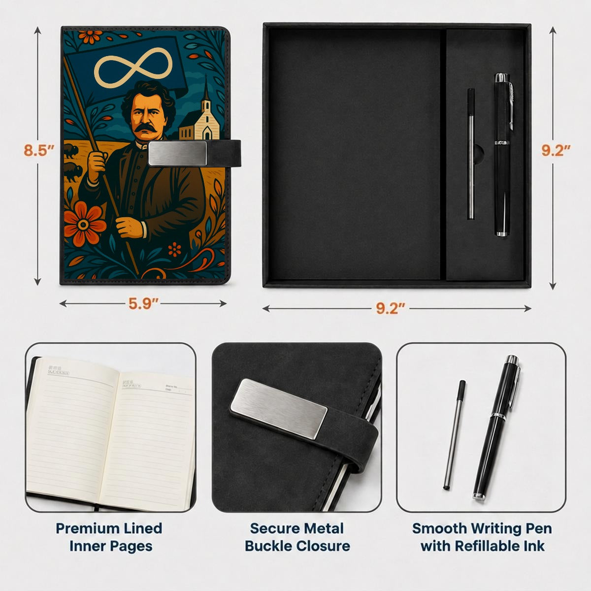 Louis Riel Legacy Notebook Set