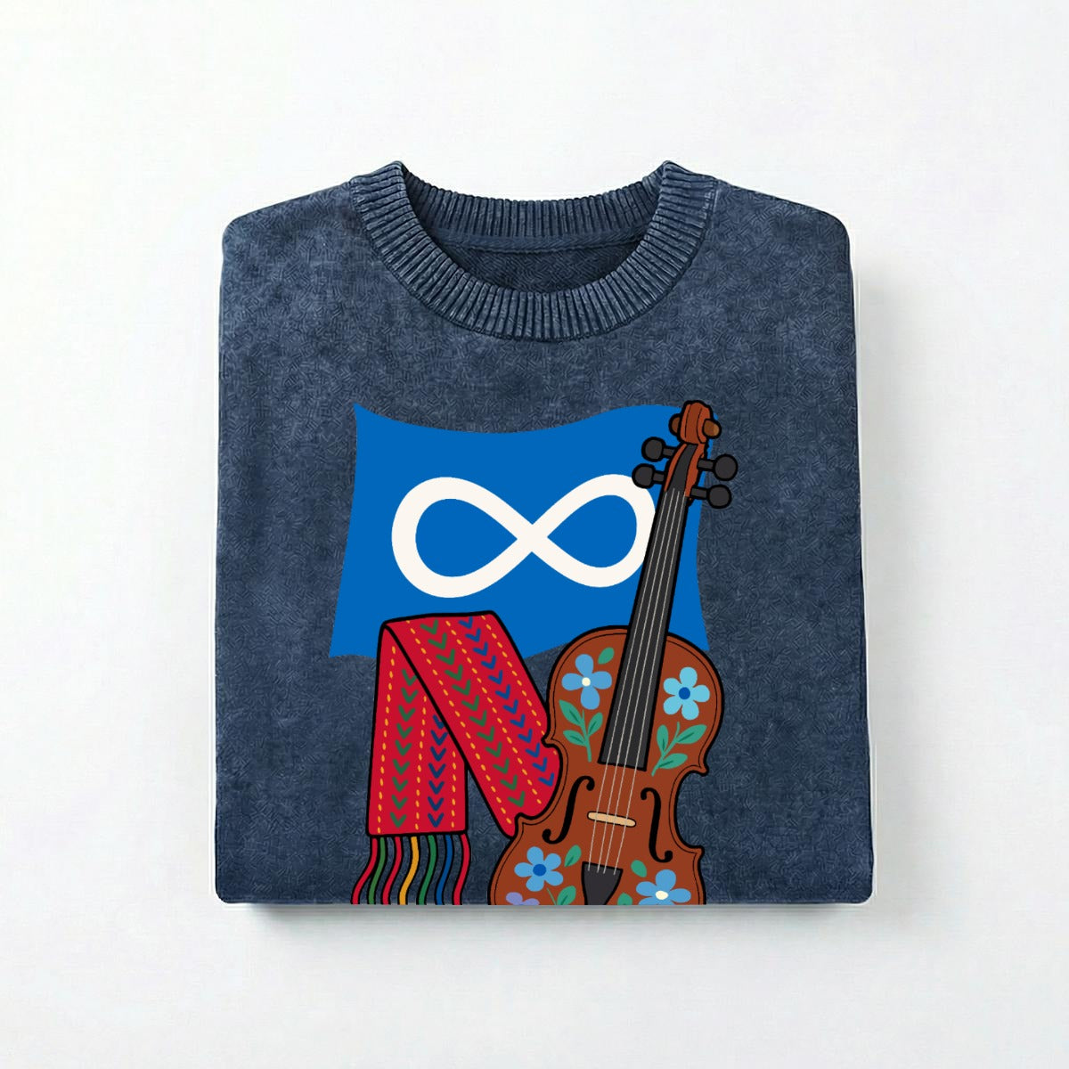 Métis Fiddle Vintage Crewneck