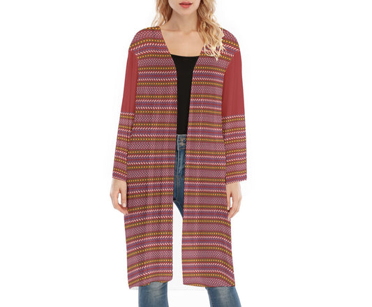 Métis Sash Mesh Cardigan