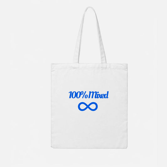 100% Mixed Canvas Tote Bag