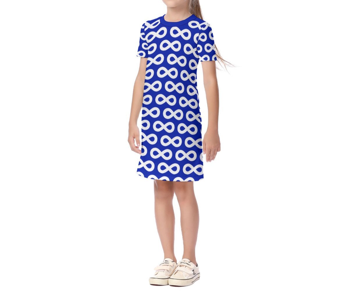 Children's Métis Infinity Short Sleeve Dress