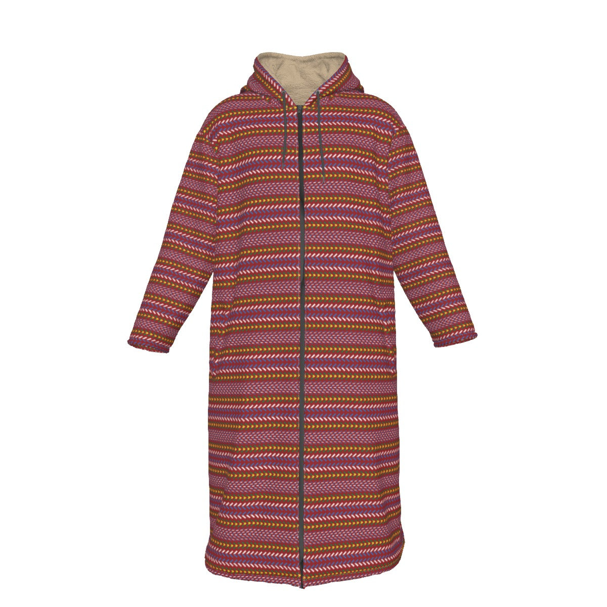 Men's Métis Sash Long Fleece Jacket