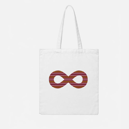 Infinity Sash Canvas Tote Bag