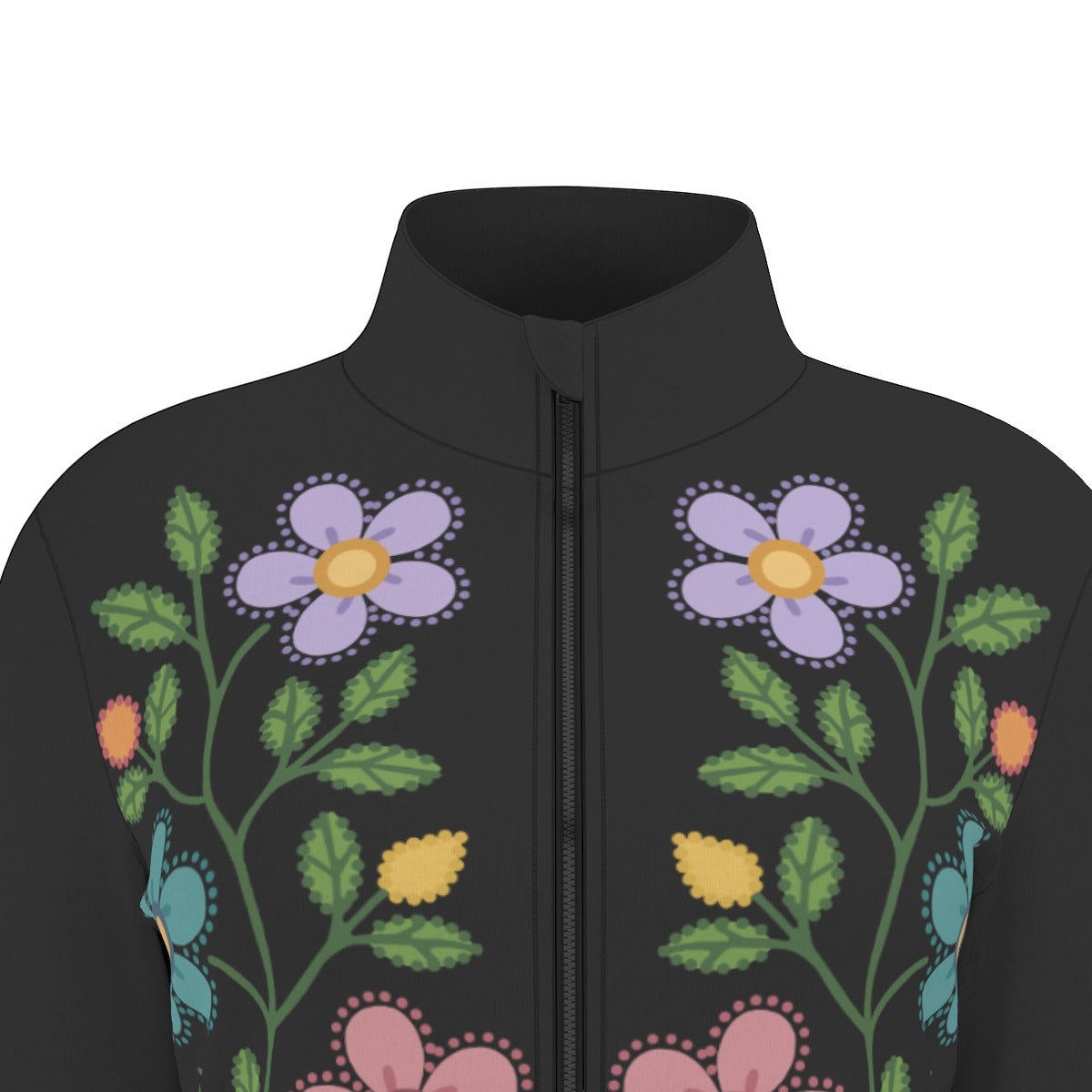 Métis Dotted  Floral Thumbhole Light Jacket