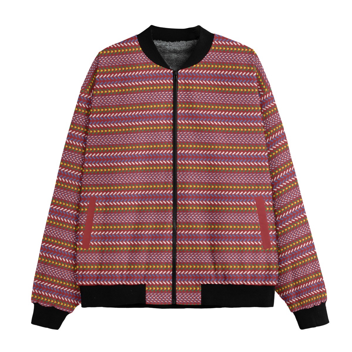 Métis Sash Fleece Bomber Jacket