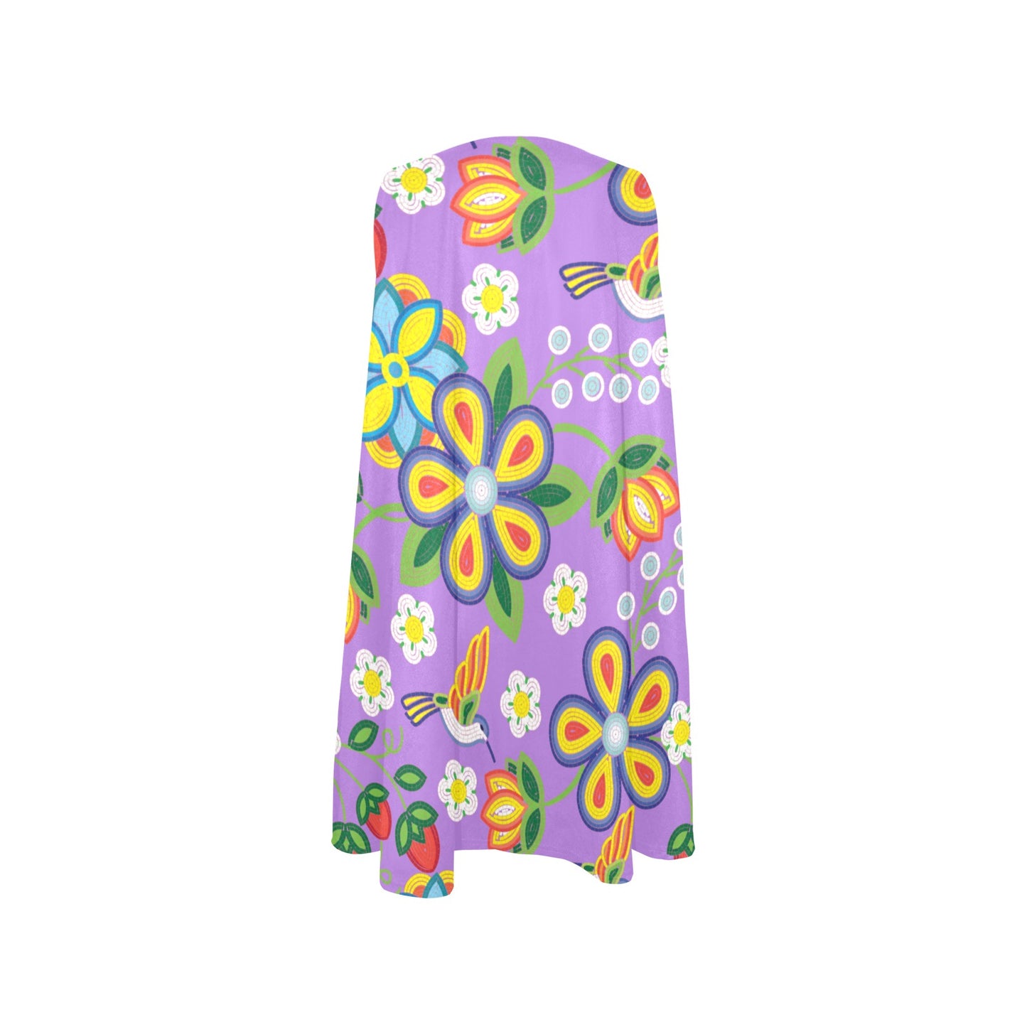 Lavender Meadow Sleeveless Pocket Dress