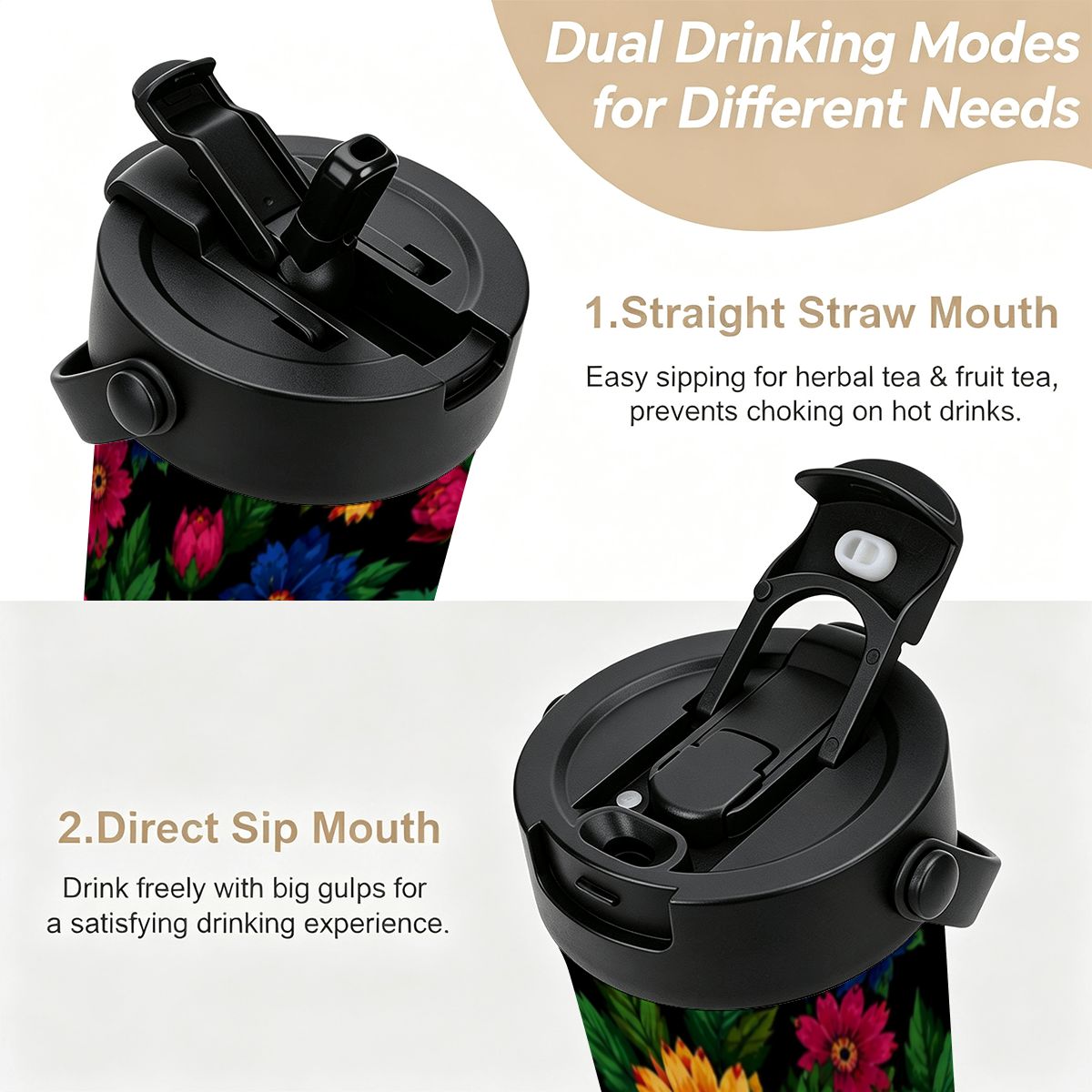 Midnight Kokum Tea Infuser Tumbler – 20 oz