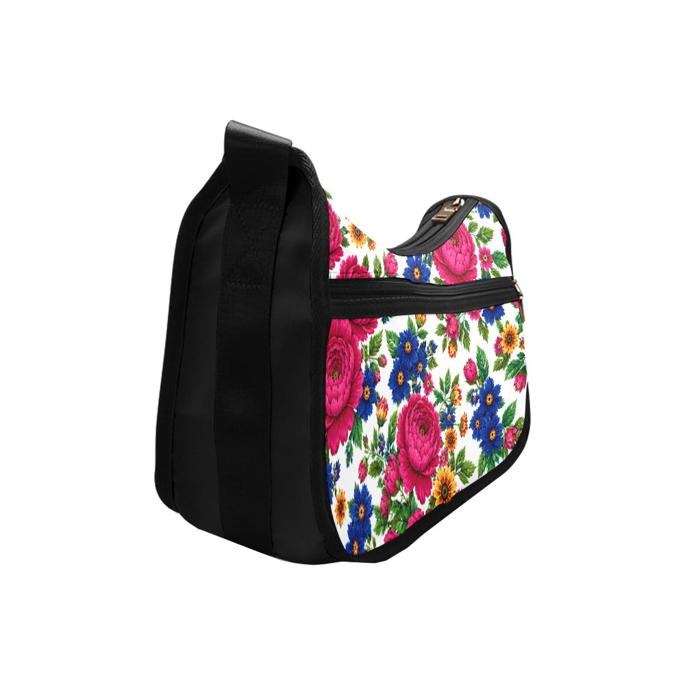 Snow Kokum Floral Shoulder Bag