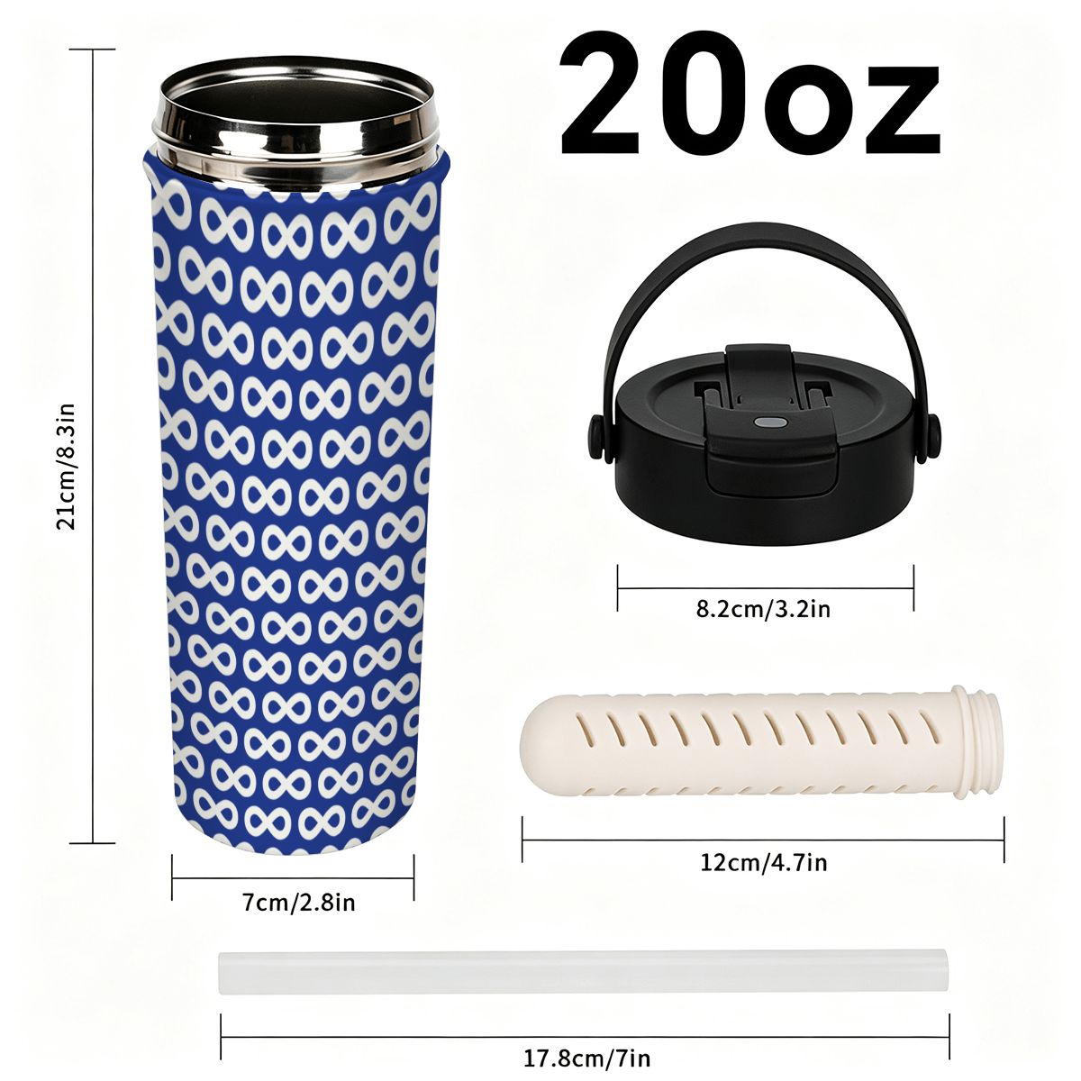Métis Infinity Tea Infuser Tumbler – 20 oz